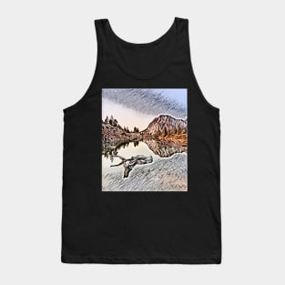 Abstract Mountains Tank Top